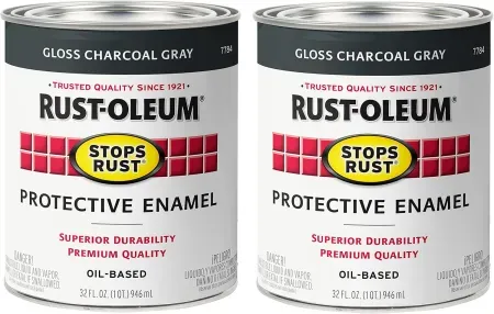 2-Pack 32oz Rust-Oleum Stops Rust Brush On Paint