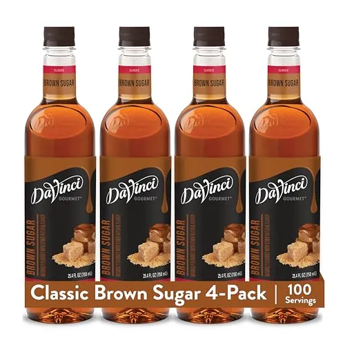 DaVinci Gourmet Brown Sugar Syrup 4-Pack 25.4-Oz
