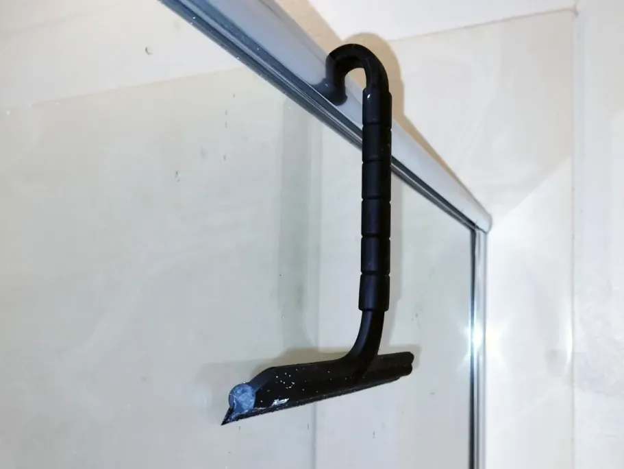Silicone Shower Squeegee w/ Hook