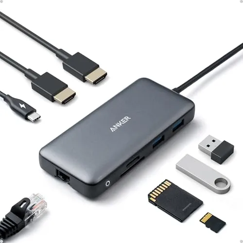 Anker 8-in-1 USB C Hub with 4K HDMI
