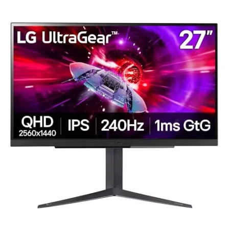 LG UltraGear 27" QHD 240Hz IPS Gaming Monitor