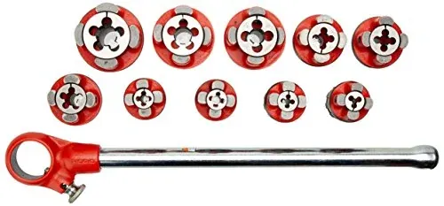 Ridgid 36690 Manual Exposed Ratchet Bolt Threader Set