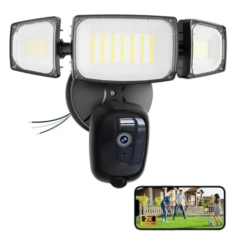 Olafus 2K QHD Outdoor Floodlight Camera