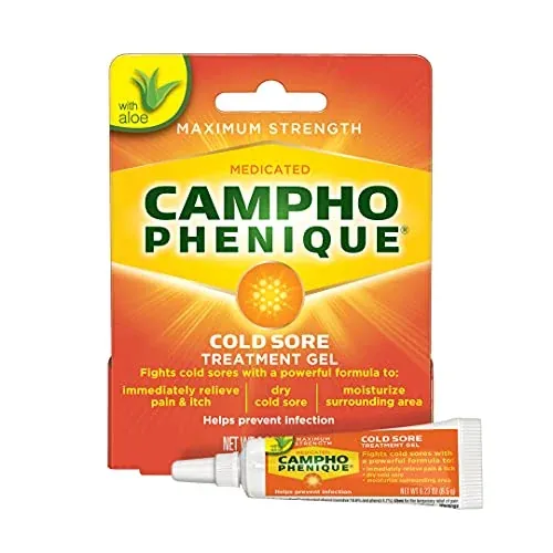 Campho Phenique Maximum Strength Cold Sore Treatment Gel 0.23-Oz