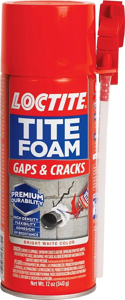 Loctite Tite Foam Gaps & Cracks 12-oz. Spray Foam Sealant
