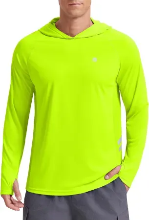 PINSPARK Men's UPF 50+ Athletic Hoodie