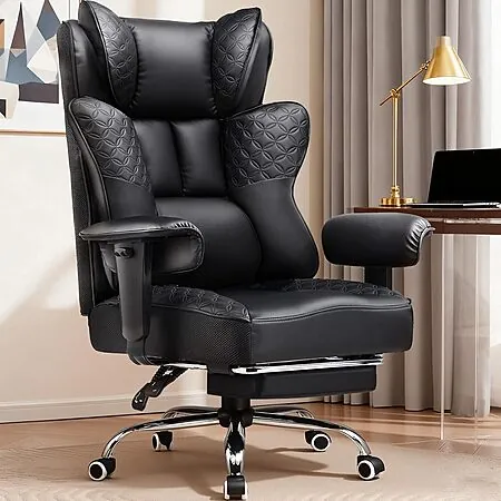 COMHOMA Big & Tall Ergonomic Office/Gaming Chair (Black)