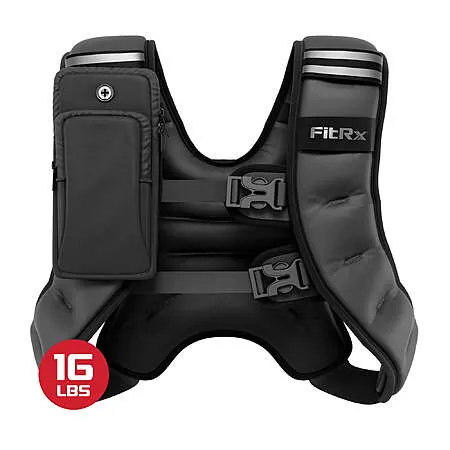 16-lb FitRx Neoprene Coated Weighted Vest