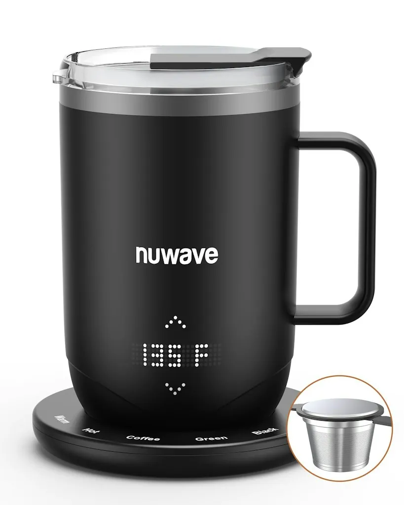 Nuwave Smart Mug 16-oz. Rechargeable Heated Coffee Mug