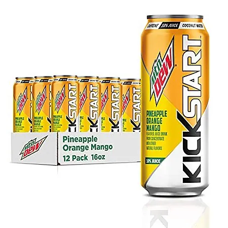 12-Ct 16oz. Mountain Dew Kickstart Juice Drink (various flavors)