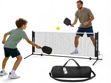 6' Campland Portable Mini Pickleball Net Set w/ Carry Bag