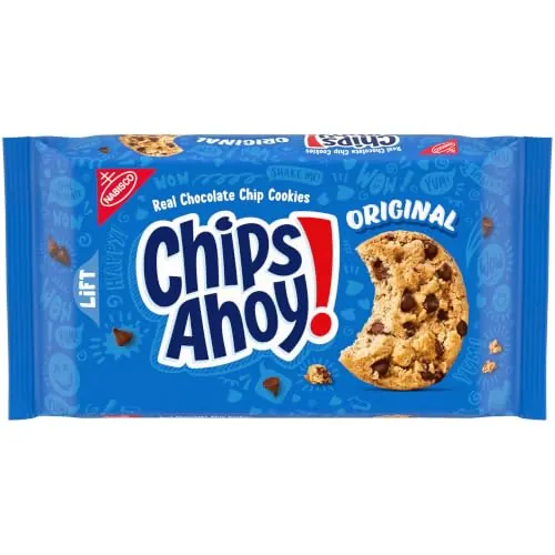 CHIPS AHOY! Original Chocolate Chip Cookies, 13 oz | Certified Kosher, Real Chocolate Chip Cookies