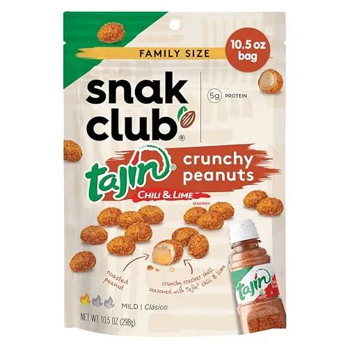 Snak Club Tajin Crunchy Peanuts 10.5 oz