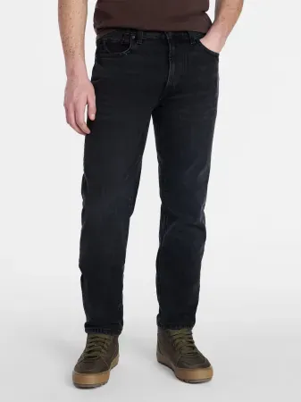 No Boundaries Men's Vintage 100% Cotton Straight Fit Jeans