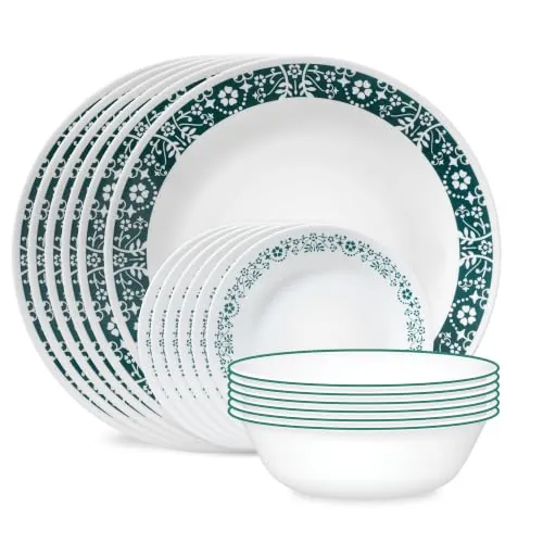 Corelle Penelope 18-Piece Dinnerware Set