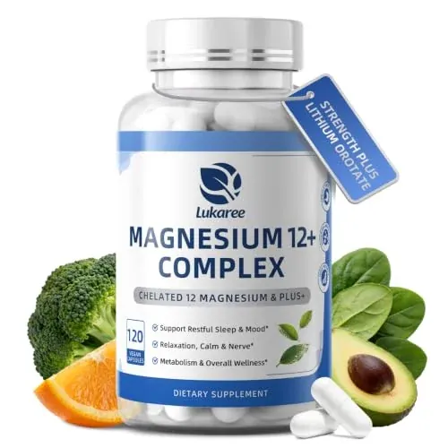 Lukaree Magnesium 12+ Complex 120 Capsules