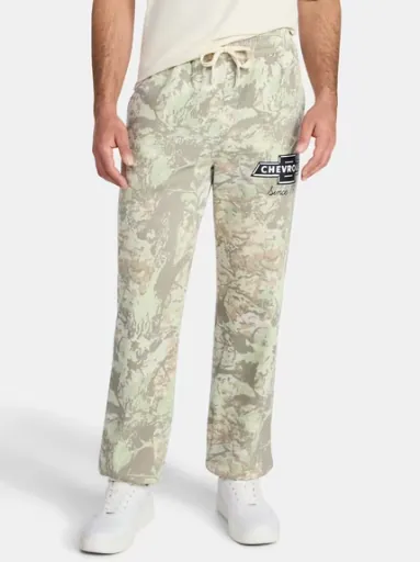 Chevrolet Men's and Big Men's Camo Fleece Jogger Pants, Sizes 2X-3XL
