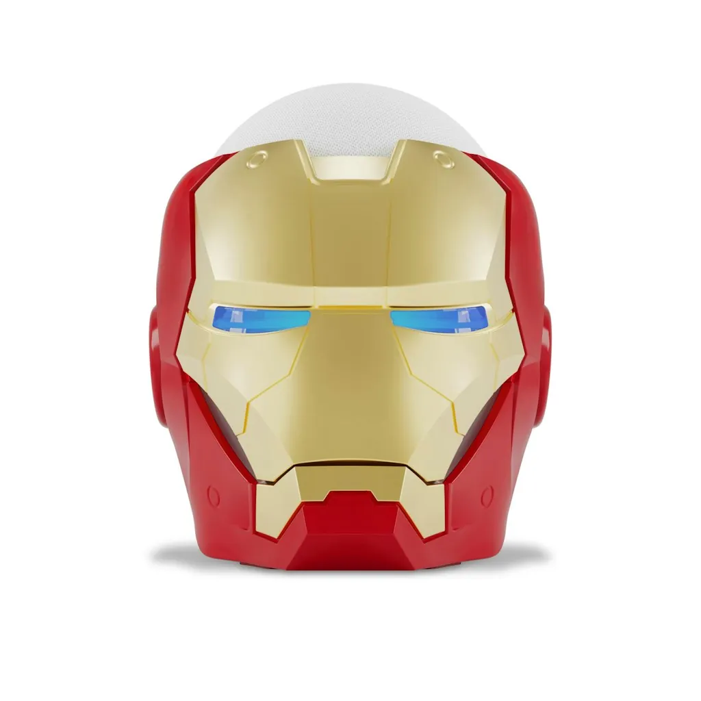 Amazon Echo Dot (5th-Gen) w/ Marvel Iron Man Stand Bundle