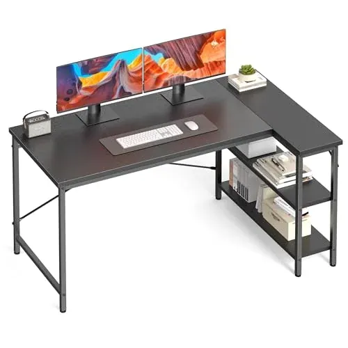 DUMOS 55" L Shaped Computer Desk