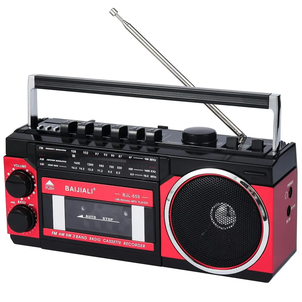 Baijiali BJL-659 Portable Cassette Player Boombox