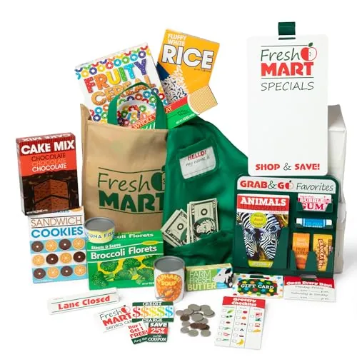 Melissa & Doug Fresh Mart Grocery Store Play Food Set