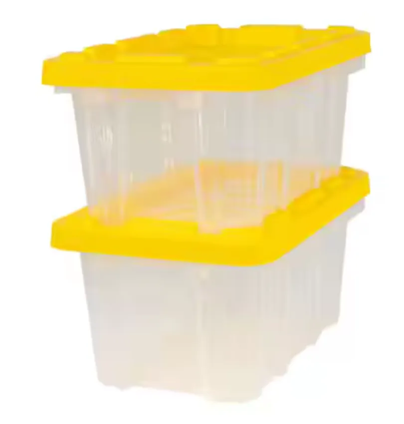 4 HDX 6.5-Qt. Tough Storage Totes