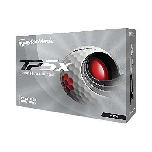 TaylorMade TP5x Golf Balls White
