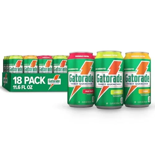 Gatorade Thirst Quencher 12 Fl Oz Cans 18 Pack