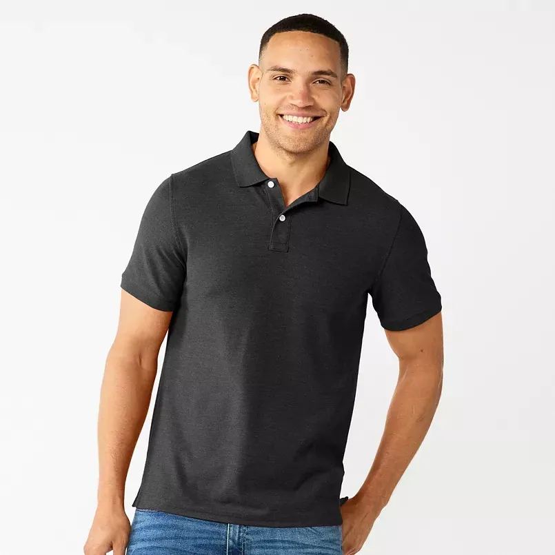 Sonoma Goods for Life Men's Short Sleeve Pique Polo Shirt