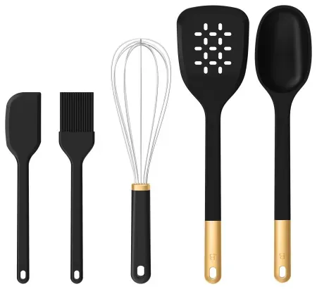 5-Piece Beautiful by Drew Barrymore Silicone Kitchen Tool Set