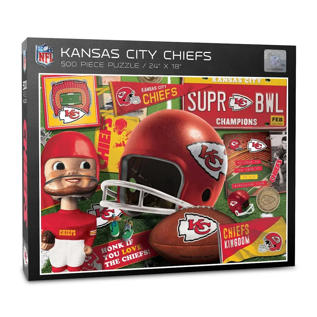 YouTheFan NFL Retro Series 500-Piece Puzzle