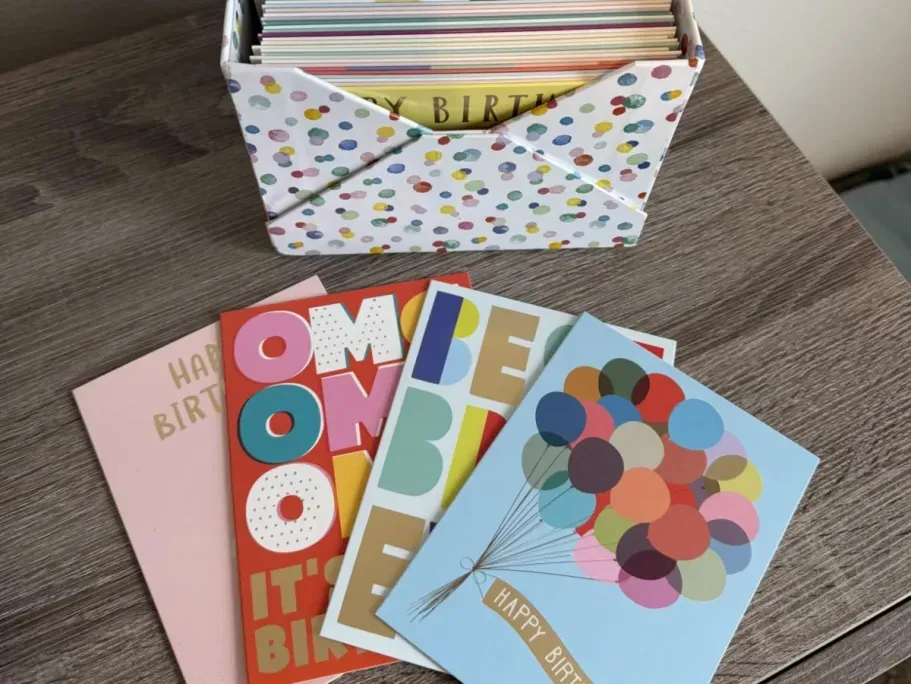 Sweetzer & Orange Box of Birthday Cards with Envelopes – Cool