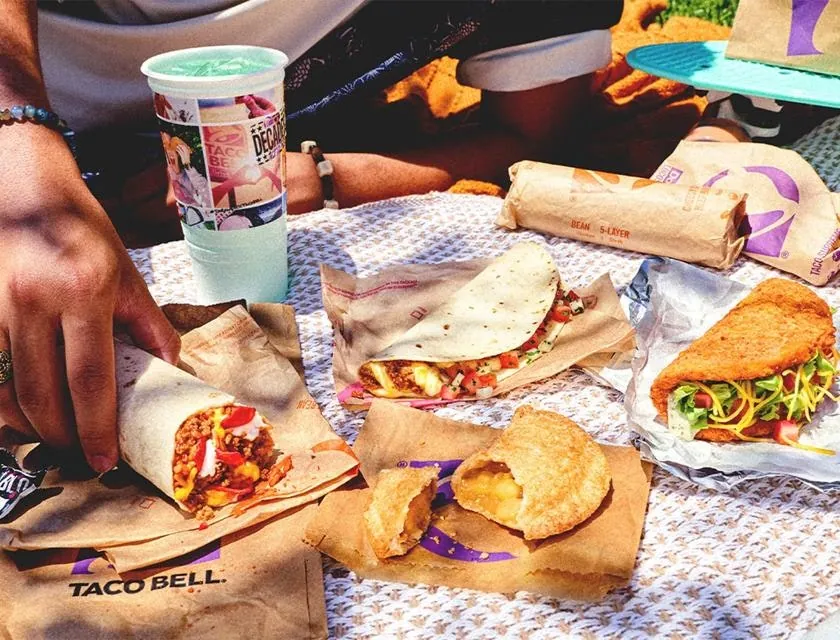 Taco Bell Decades #TBTB Menu Deals for From $2.79 + shipping varies