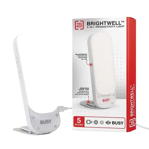 Tru Red Brightwell 5-in-1 Productivity LED Desk Light