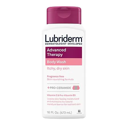 Select Accounts: 16-Oz Lubriderm Advanced Therapy Body Wash (Unscented)