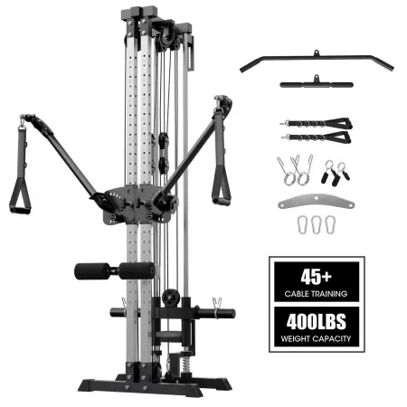 Mikolo Lat Pull Down Wall Mounted Pulley Cable Crossover Machine
