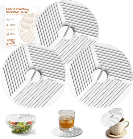 3-Count 6" Finenut Multi-Use Silicone Bowl Covers