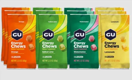 12-Bags GU Energy Chews (Assorted Flavors)