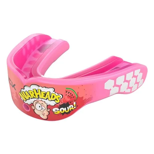 Shock Doctor Youth Gel Max Power Flavor Mouth Guard Football, Lacrosse, Hockey (Warheads Watermelon)