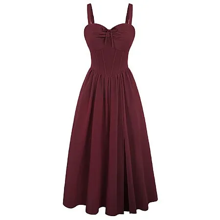 Scarlet Darkness Women's Corset Midi Dress (Various)