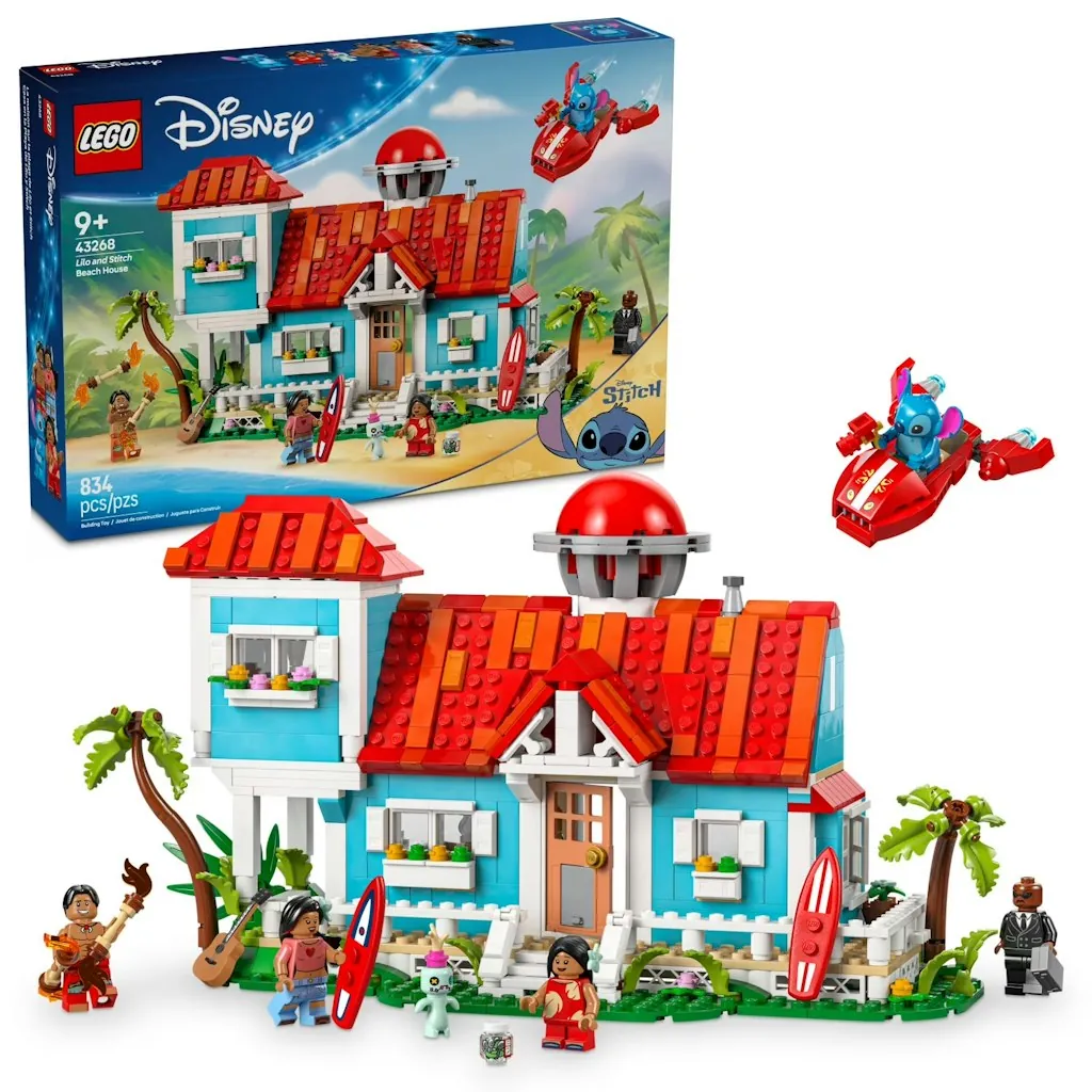 LEGO Disney Lilo & Stitch Beach House Playset