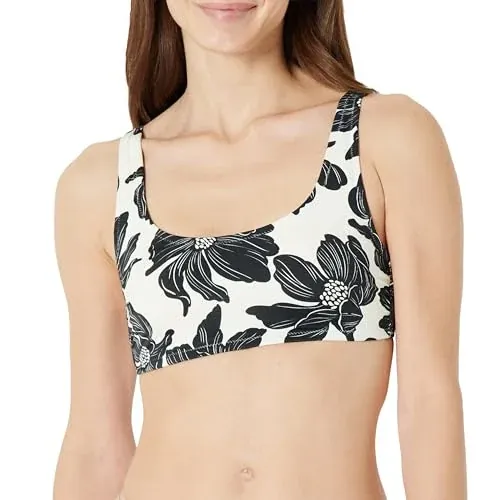 Amazon Essentials Women's Scoop Neck Swim Crop Top
