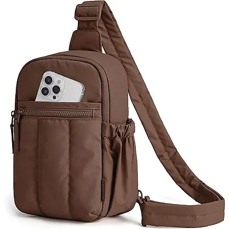 4.5L BAGSMART Quilted Puffer Crossbody Sling Bag