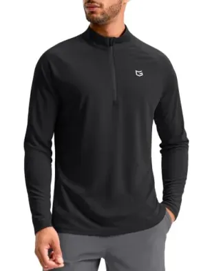 G Gradual Men's Quarter-Zip Moisture Wicking Athletic Pullover