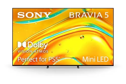 Sony 85" BRAVIA 5 Mini LED 4K 120Hz Google TV (K-85XR50) is $1,299.97 @ Amazon