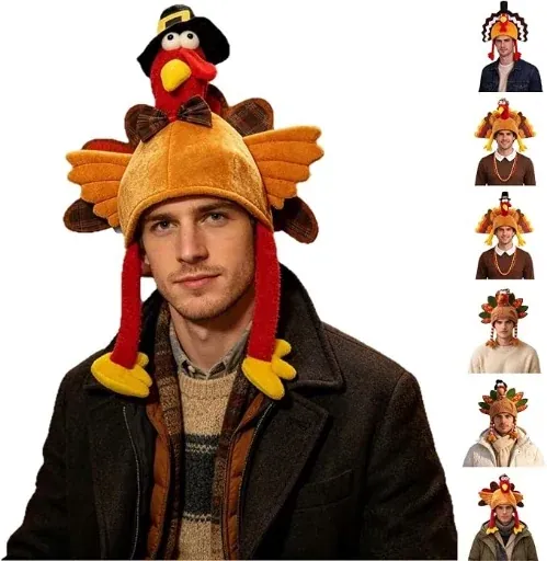 Novelty Turkey Thanksgiving Hat
