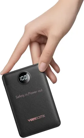 VEEKTOMX 10,000mAh Mini Power Bank