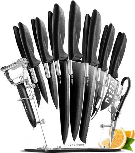 Home Hero 16-Piece Kitchen Knife Set