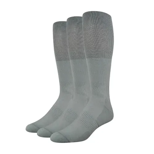 Amazon Essentials Men's Over-the-Calf Soccer Socks 3-Pack (Size 13-15)