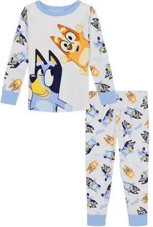 Bluey Toddler Long Sleeve Shirt and Pants Pajama Set 2-Piece